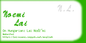 noemi lai business card